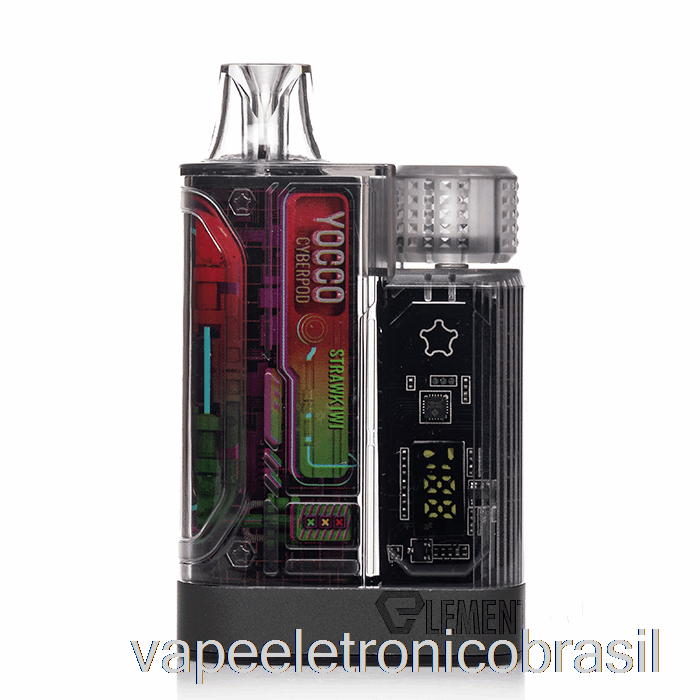 Vape Vaporesso Yocco Cyberpod 12000 Palha Descartável Kiwi